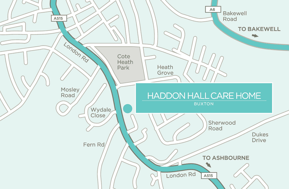 haddon hall care home map